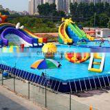 Water Park Metal Frame Blue Ocean Bracket Swimming Water Pool For Kids And Adult thumbnail-6