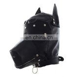 Sexy Bondage Dog Mask Dog Full Head Hood Sexy Adult Novelty Product