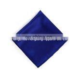 Royal Blue Silk Pocket Square MOQ 50pcs thumbnail-1