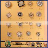 Fashion Bulk Rhinestone Button,cheap Crystal Button,Metal Pearl Rhinestone Buttons 34MM thumbnail-3