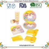 Disposable Dinnerware Set Kids Party Supplies - Includes Plastic Knives Spoons Forks Paper Plate Cup Napkin thumbnail-3