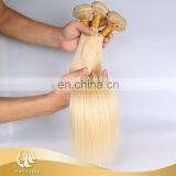 613 eurasian hair virgin silky straight blonde russian bouncy hair extensions for lady