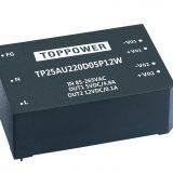 25W-30W Wide input AC/DC converter  power supply pcb mount