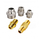 SS304 SS316 Machining Parts Male Thread Equal Combination Hose Nipple for Plumbing Pipes, Threaded Bushing, Fitting thumbnail-2