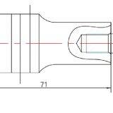 35Khz High Frequency Ultrasonic Transducer 500W With 2PCS Ceramics 35mm PZT8 thumbnail-2