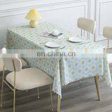 Kitchen Accessories Cheap 100% Polyester Oilproof Dinning Table Cover Waterproof Tablecloth thumbnail-6
