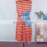 2019 Summer Red and White Stripes Matching Outfits For Mother And Daughter (this Link for Girls,1-12years) thumbnail-5