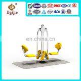 Stainless Steel New Double Push to the Sit Gym Fitness Equipment thumbnail-2