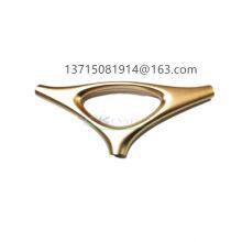 Aluminum Die Casting Golden Anodizing Bracket thumbnail-2