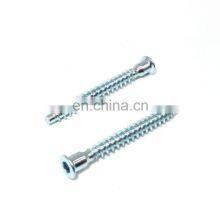 Phillips Flat Head Furniture Confirmat Screw Zinc Plated