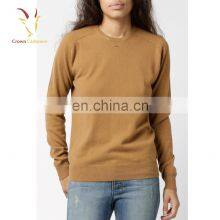 Fashionable Long Sleeve Crew Neck Cashmere Pullover Sweater for Ladies thumbnail-1