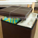 Strong Load-Bearing Foldable Storage Ottoman thumbnail-2