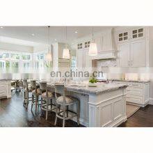 Custom American L Shaped Wooden Grey Shaker Kitchen Cabinet Designs for Sale thumbnail-1