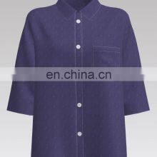 China Made 100% BCI Cotton Dobby Yarn Dyed Fabric for Living Garment thumbnail-5