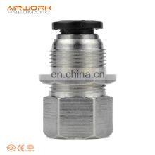 PMF Plastic Bulkhead Fitting Air Automatic Pneumatic PU Tube Fittings thumbnail-5