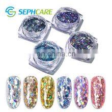 Sephcare Hot Sale 12 Colors Cosmetic Holographic Nail Art Glitter thumbnail-1