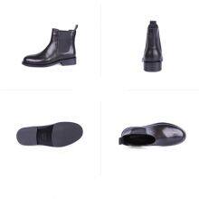 Chelsea Men's And Women's Boots Martin Boots Tide Shoes All-Match Short Boots Leather Spring High-Top Set Feet Leather Shoes British Style thumbnail-4