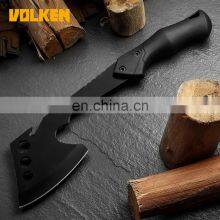 All Black Innovative Multi-functional Axe Outdoor Camping Survival Tool Axe Hammer Rubber Handle Anti-skid thumbnail-2