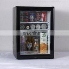 Wholesale Promotional Oem Super Energy Saving Clear Single Door Led Thermostat Vintage Wine Cooler Mini Refrigerator Low Price thumbnail-3