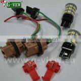 Dual Color Back-up Led Car Bulbs , 12v Auto Dual Color Led Light 60smd 1210 7443 W21/5w Dual Color Led Car Bulb