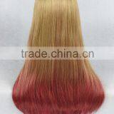 Wholesale High Quality 60CM Medium Blonde Red Mixed Lolita Women Synthetic Wig thumbnail-4