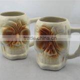 Sublimation White Mug Glass Frosted Beer Mugs