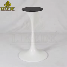 White Metal Trumpet Table Leg and Tea Table Leg Coffee Table Leg thumbnail-2