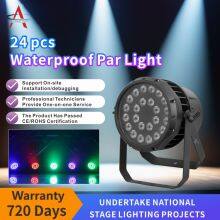 L24 IP High Quality 24pcs 250W 4in1 Waterproof Par LED Lighting Flat Music Bar Lights For Stage Decor And Discos thumbnail-3