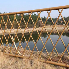 Low-Maintenance Imitation Bamboo Fencing | Durable Outdoor Artificial Bamboo Farm Fence thumbnail-2