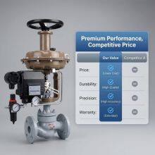 JIS Compliant Air Flow Control Valve With Positioner for Automated Production Lines thumbnail-1