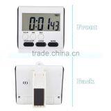 Stainless Steel Egg Shape Kitchen Timer/60-Minute Practical Kitchen Timer/Silver Cooking Timer Loud Alarm Timer thumbnail-5