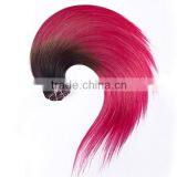 Ombre Colored Lace Full Head Russian Brazilian Indian Remy Human Clip in Hair Extensions thumbnail-2