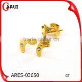 Wholesale Fashion Jewelry Gold Stainless Steel Jewelry Gold Earrings thumbnail-6