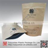 Aluminum Valve Coffee Bag Eight Side Sealing Stand up Coffee Pouch With Zipper and Your Design Printing thumbnail-2