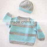 Cashmere Baby Set Cute Sweater,Scottish Bonnet thumbnail-3