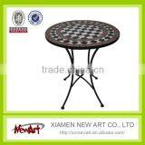 Newest Design Patio Mosaic Metal Furniture Outdoor Garden Mtal Mosaic Furniture thumbnail-5