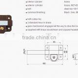 Solid Brass Security Bolt/ Tower Bolt thumbnail-1