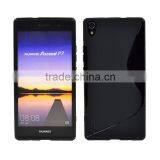 High Quality For Huawei P7 TPU S Line Cover Case