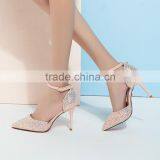 Sexy Shiny Glitter Shoes Latest Women Feet in High Heels thumbnail-1