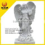 Granite Life Size Garden Angel Figurines Statue With Wings