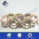 Nut With Washer Plated Yellow Zinc thumbnail-3