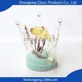 Alibaba Best Sellers Glass Transparent Hand Blown Glass Vase