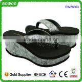 New Women Flip Flops Platform Thong Sandals Fashion Wedge Heel Snake Shoes thumbnail-4
