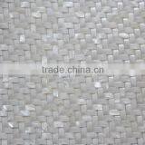Herringbone Pattern Wave Pure White Freshwater Shell Mosaic Tile