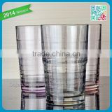Wholesale Italy stylish glass drinking cups thick single color drinking glass juice glasses cup beer glass cups