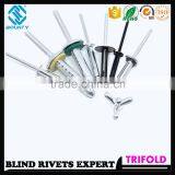 HIGH QUALITY FACTORY ALUMINUM TRI-BULB BLIND RIVETS FOR GLASS CURTAIN WALL