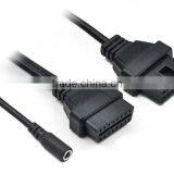 For Mitsubishi 12 Pin To 16 Pin Female OBD 2 Extension Diagnostic Tool Adapter Connector Cable thumbnail-2