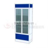 lockable glass exhibition display cabinet