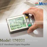 3.5inches Handheld Digital Magnifier for Low Vision