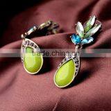 Fluorescence Yellow Drop Acrylic Flower Shaped Latest Trends Earrings thumbnail-6
